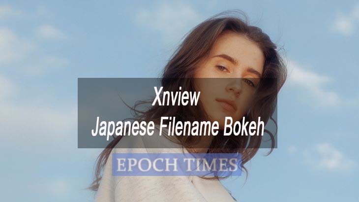 Xnview Japanese Filename Bokeh