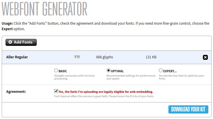 Web Generator Font IG Aesthetic Online