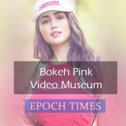 Bokeh Pink Video Museum